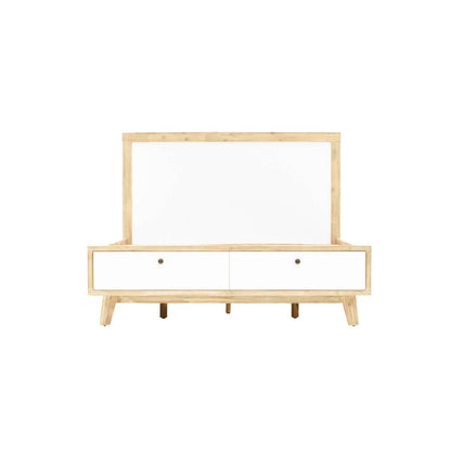 LH Home Ava Wooden Frame King Bed