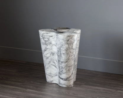 Ava Striking Designed Concrete Outdoor End Table