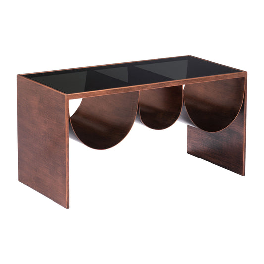 Aveiro Coffee Table Copper & Black-Coffee Tables-Zuo Modern-LOOMLAN