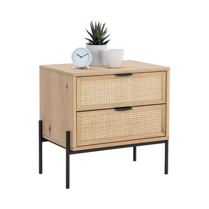 SUNPAN Avida Wooden Iron Nightstand