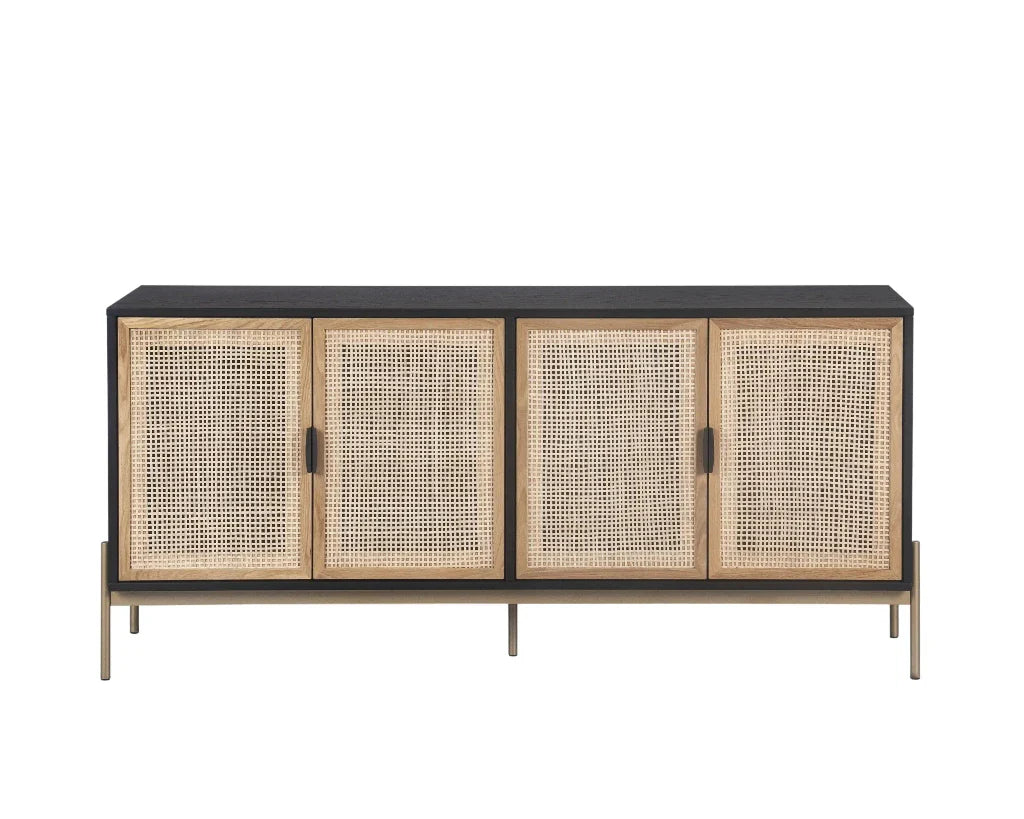 Avida Iron Based Wooden Sideboard