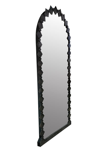 Aya Mirror Black Leaner Floor Mirror-Floor Mirrors-Noir-Sideboards and Things