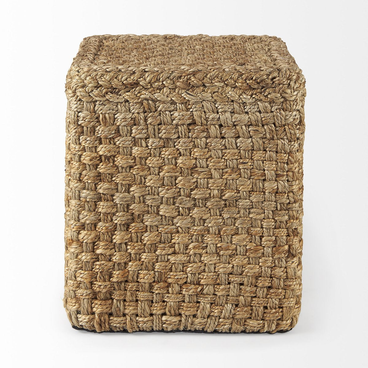 Mercana Aylin Brown Jute Pouf