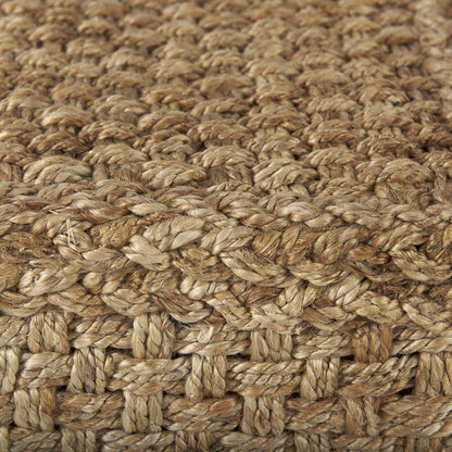 Mercana Aylin Brown Jute Pouf