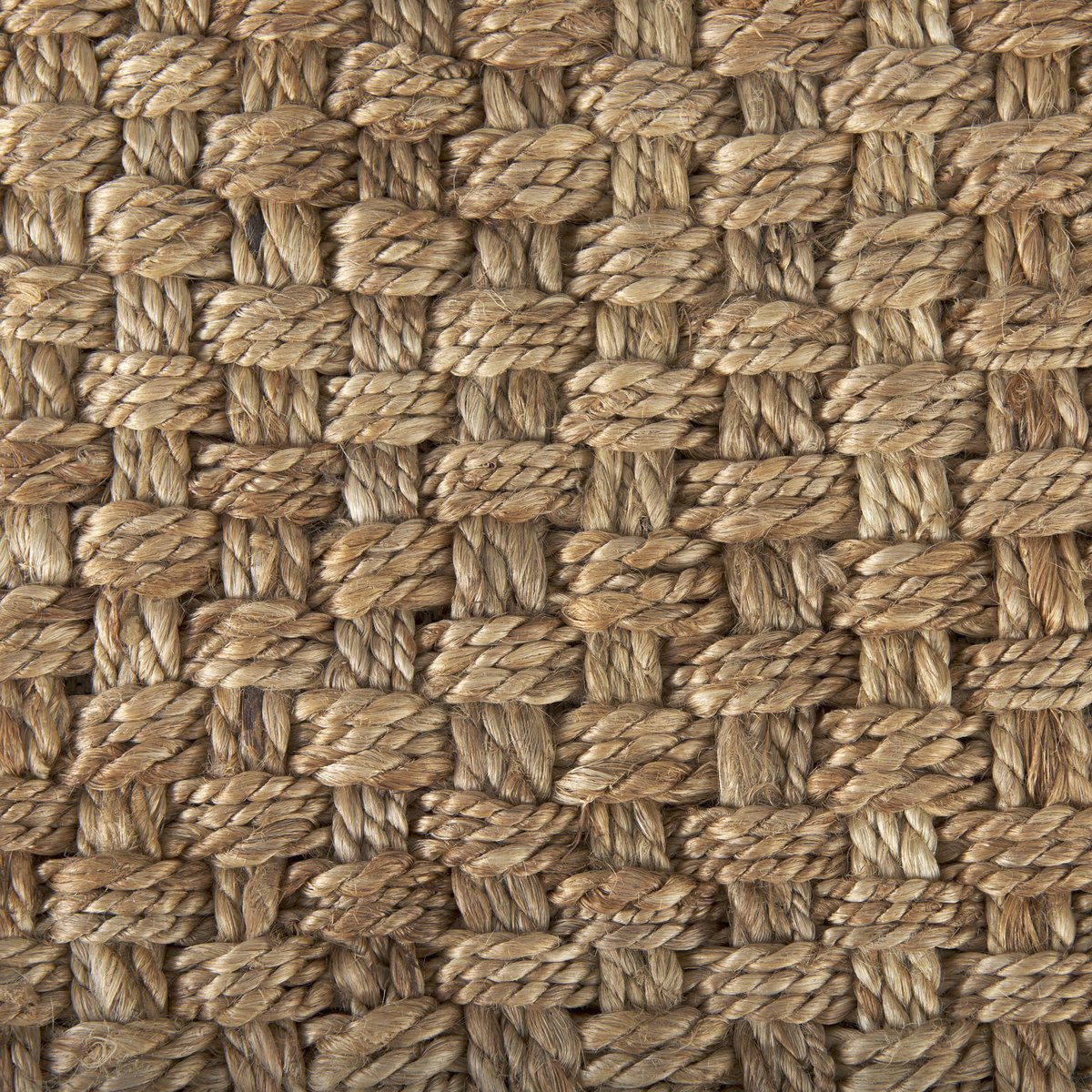 Mercana Aylin Brown Jute Pouf