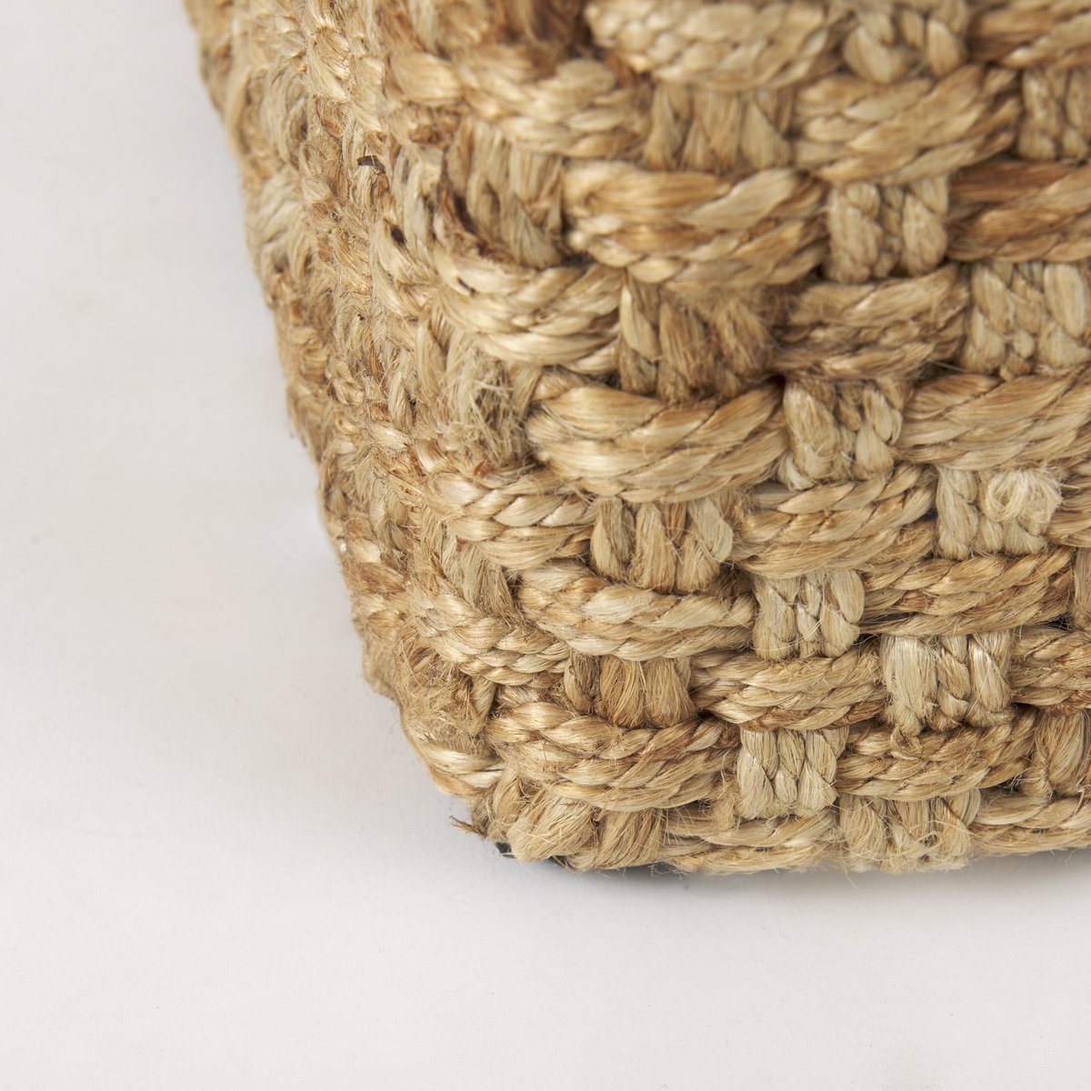 Mercana Aylin Brown Jute Pouf