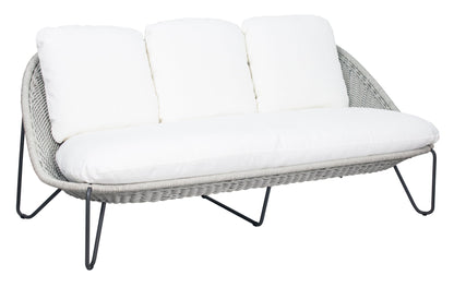 Azores 3 Seat Sofa - Coconut White Outdoor Sofa-Outdoor Sofas & Loveseats-Seasonal Living-Sideboards and Things