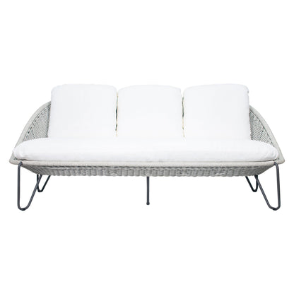 Azores 3 Seat Sofa - Coconut White Outdoor Sofa-Outdoor Sofas & Loveseats-Seasonal Living-Sideboards and Things