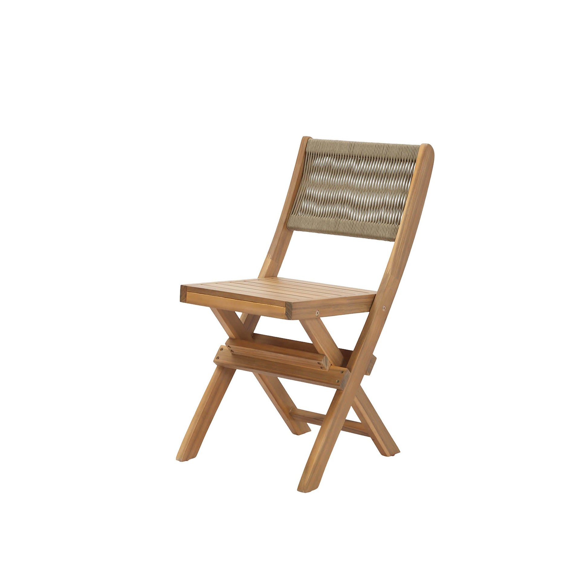 LH Home Balcony Wooden Foldable Outdoor Bistro Set