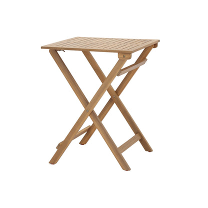 LH Home Balcony Wooden Foldable Outdoor Bistro Set