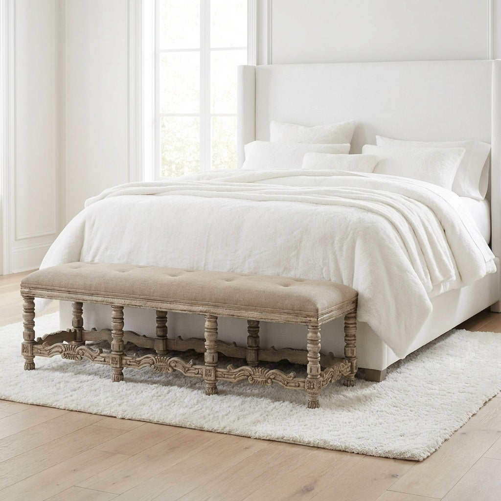 Peninsula Home Finisterra Fabric Bedroom Bench