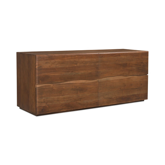 Watson Wood Brown 4 Drawer Dresser