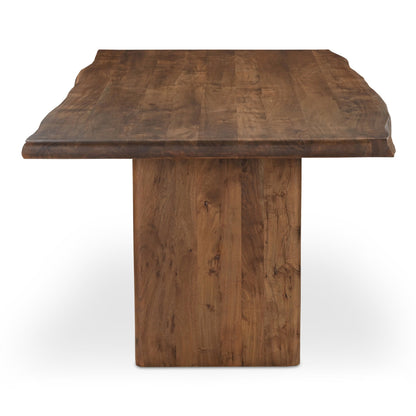 Lila Brown Acacia Wood Dining Table