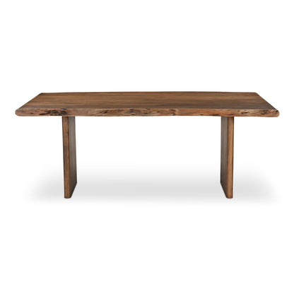 Lila Brown Acacia Wood Dining Table