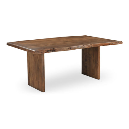 Lila Brown Acacia Wood Dining Table