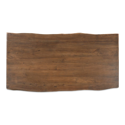 Lila Brown Acacia Wood Dining Table