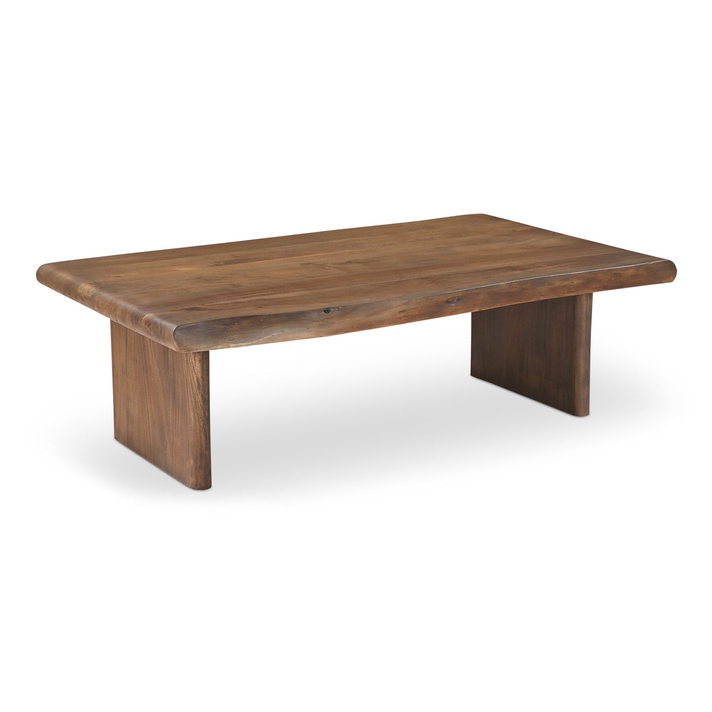 Lila Brown Acacia Wood Design Coffee Table