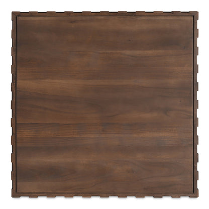 Easton Brown Storage Square Coffee Table