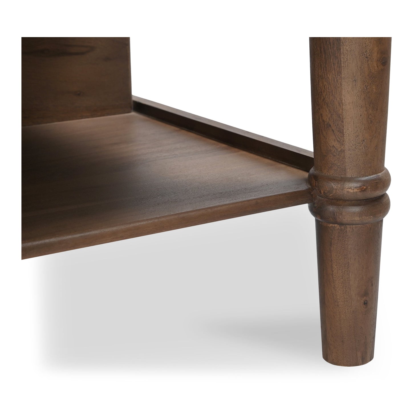 Russet Kitchen Island Brown Acacia Wood Counter Table