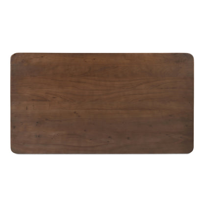 Russet Kitchen Island Brown Acacia Wood Counter Table