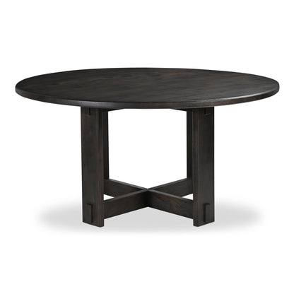 Glenn Solid Neem Wood Brown Dining Table
