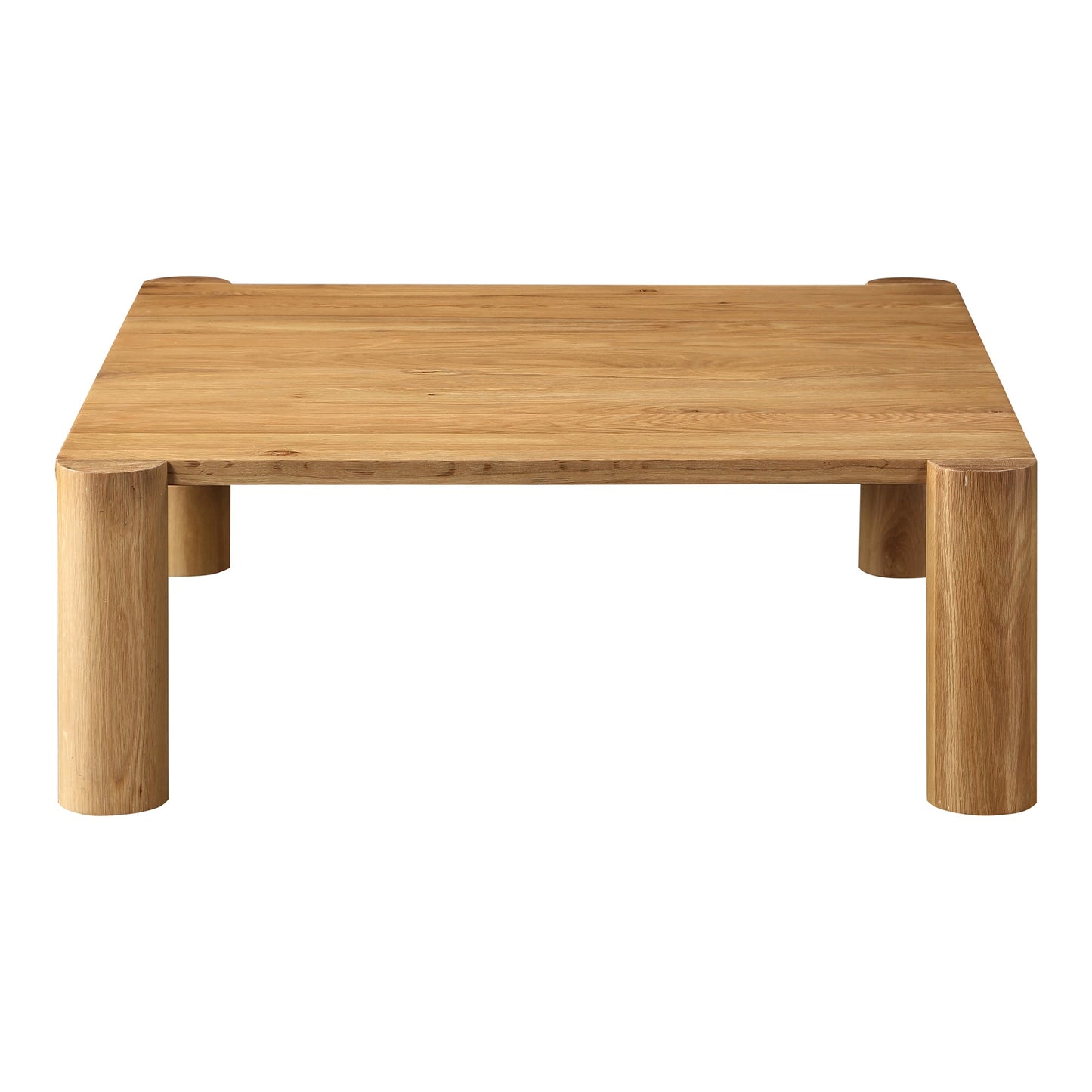 Post Wood Rectangular Coffee Table