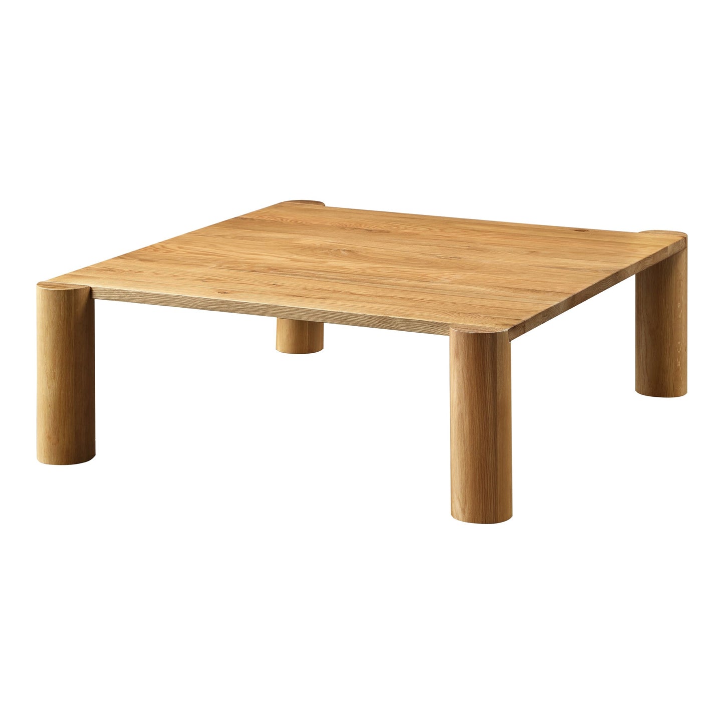 Post Wood Rectangular Coffee Table