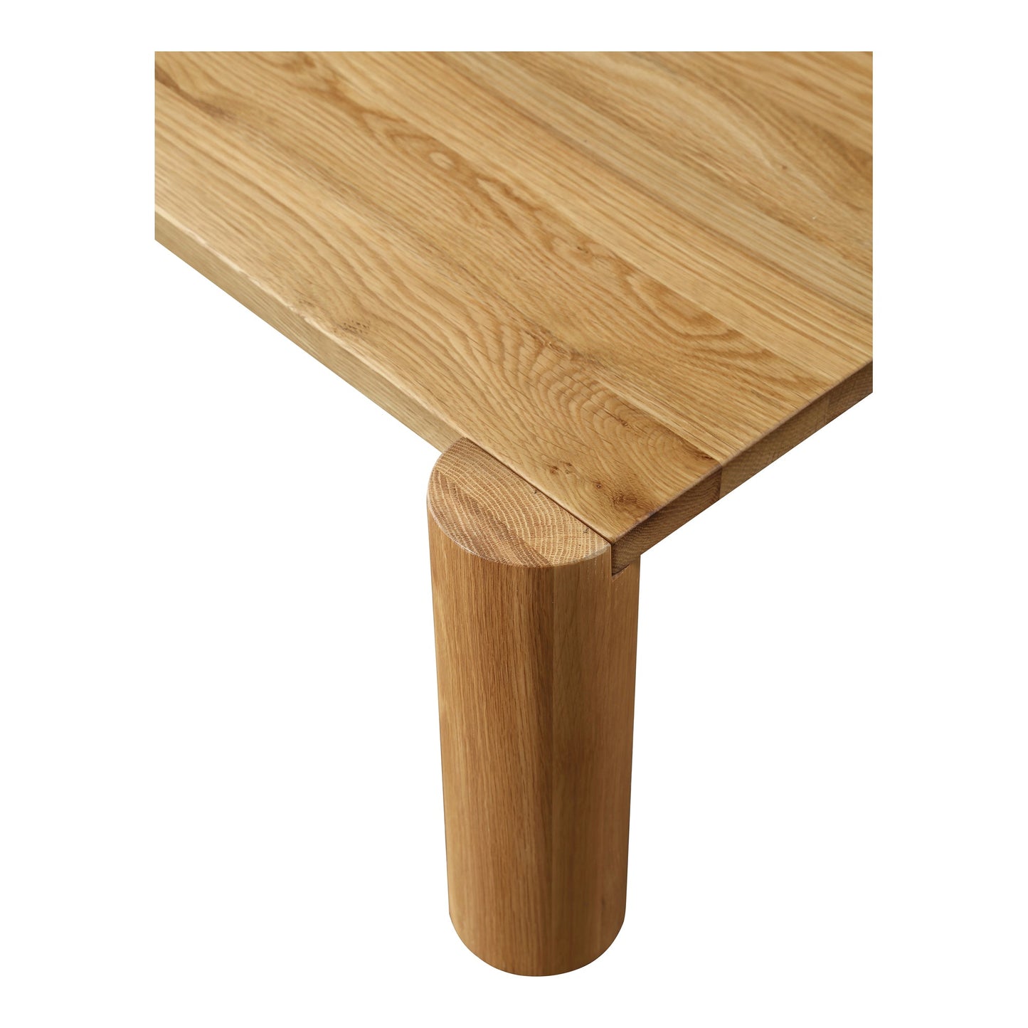 Post Wood Rectangular Coffee Table