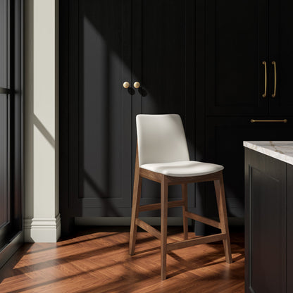 Deco Solid Oak Wood Counter Stool