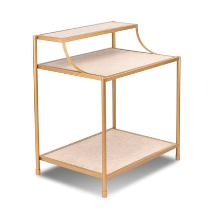 Peninsula Home Edith Wood Shelve Nightstand