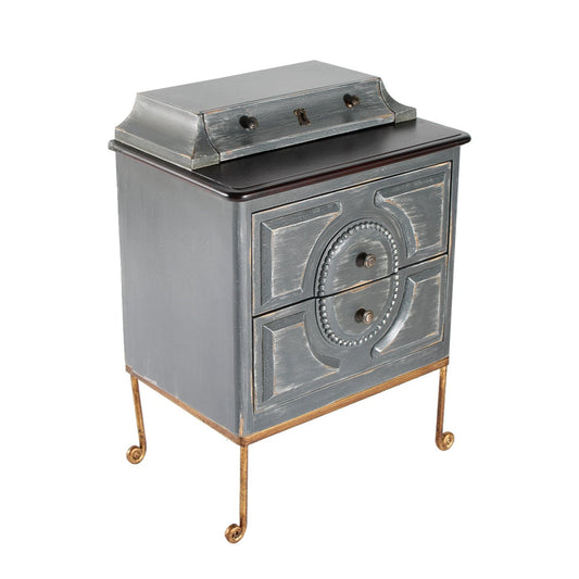Peninsula Home Ansel Two Drawer Wood Nightstand