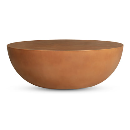 Insitu Terracotta Brown Round Coffee Table