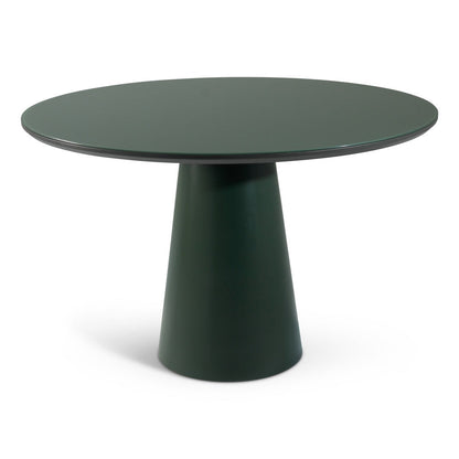 Urbia Mona Lacquered Glass Top Round Dining Table