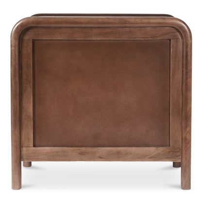 Moe's Home Rye Wood Warm Brown 3 Drawer Nightstand