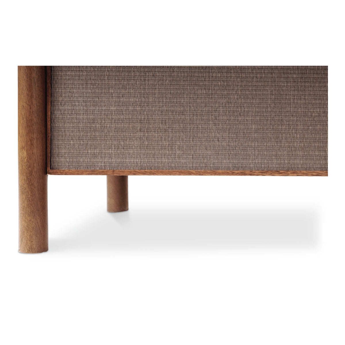 Moe's Home Rye Wood Warm Brown 3 Drawer Nightstand