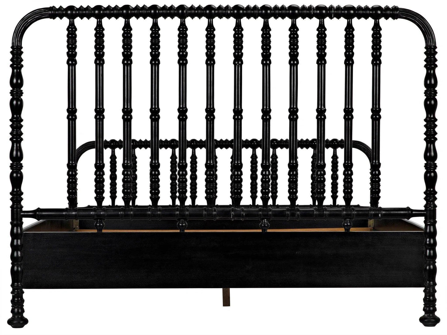 Bachelor Black Wooden Bed Frame