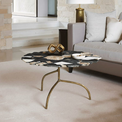 Zuo Modern Baia Terrazzo Top Round Coffee Table