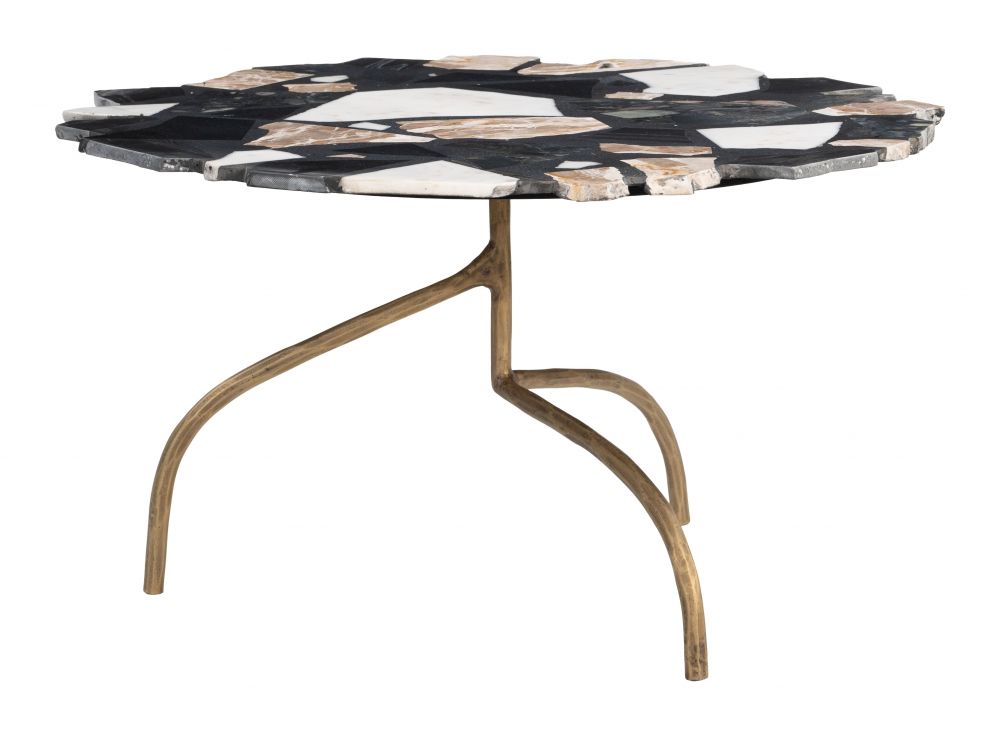 Zuo Modern Baia Terrazzo Top Round Coffee Table