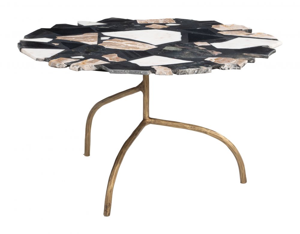 Zuo Modern Baia Terrazzo Top Round Coffee Table