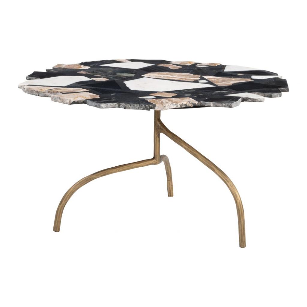 Zuo Modern Baia Terrazzo Top Round Coffee Table