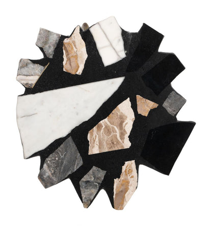 Zuo Modern Baia Terrazzo Top Round Side Table