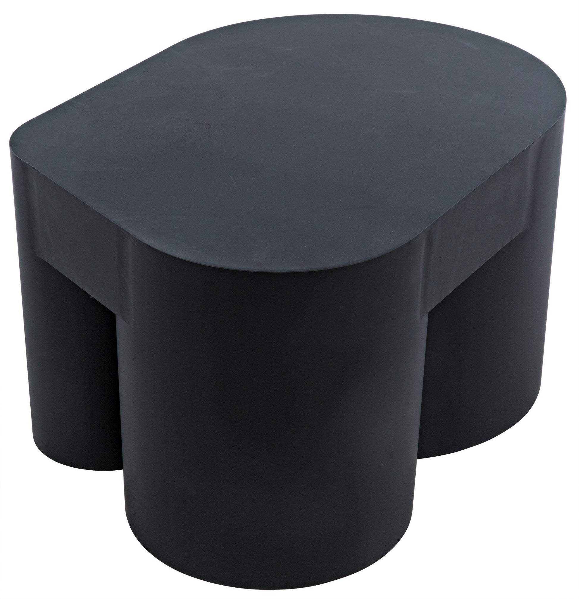 Bain Black Steel Geometric Coffee Table-Coffee Tables-Noir-Sideboards and Things