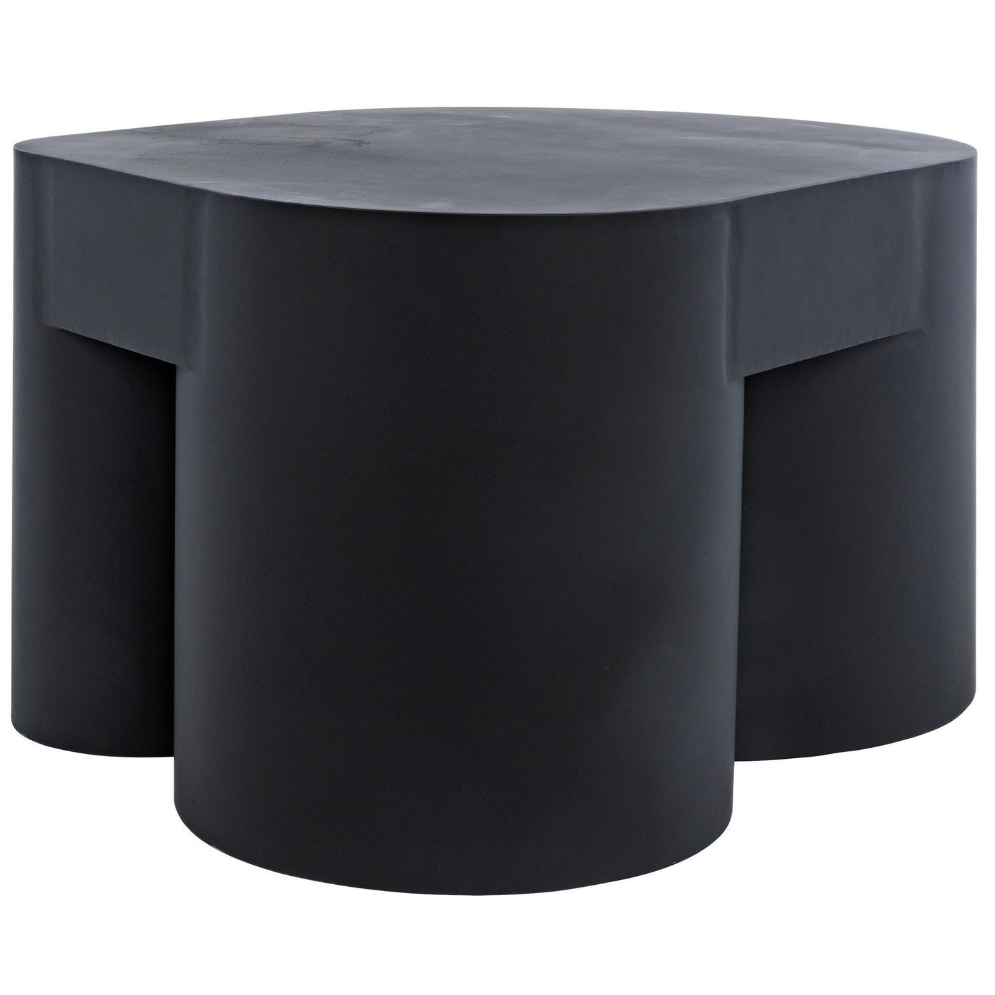 Bain Black Steel Geometric Coffee Table-Coffee Tables-Noir-Sideboards and Things