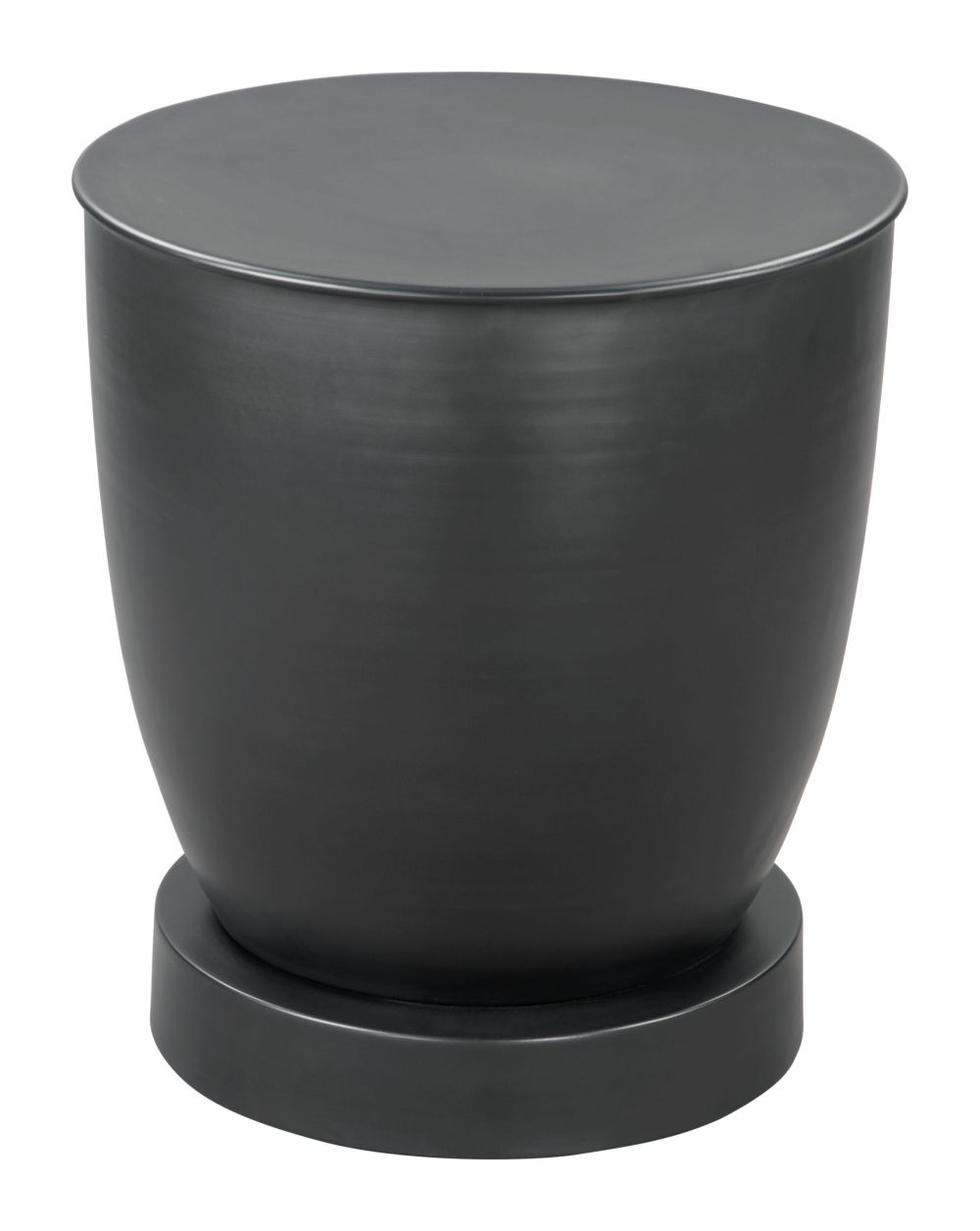 Zuo Modern Baku Iron Black Side Table