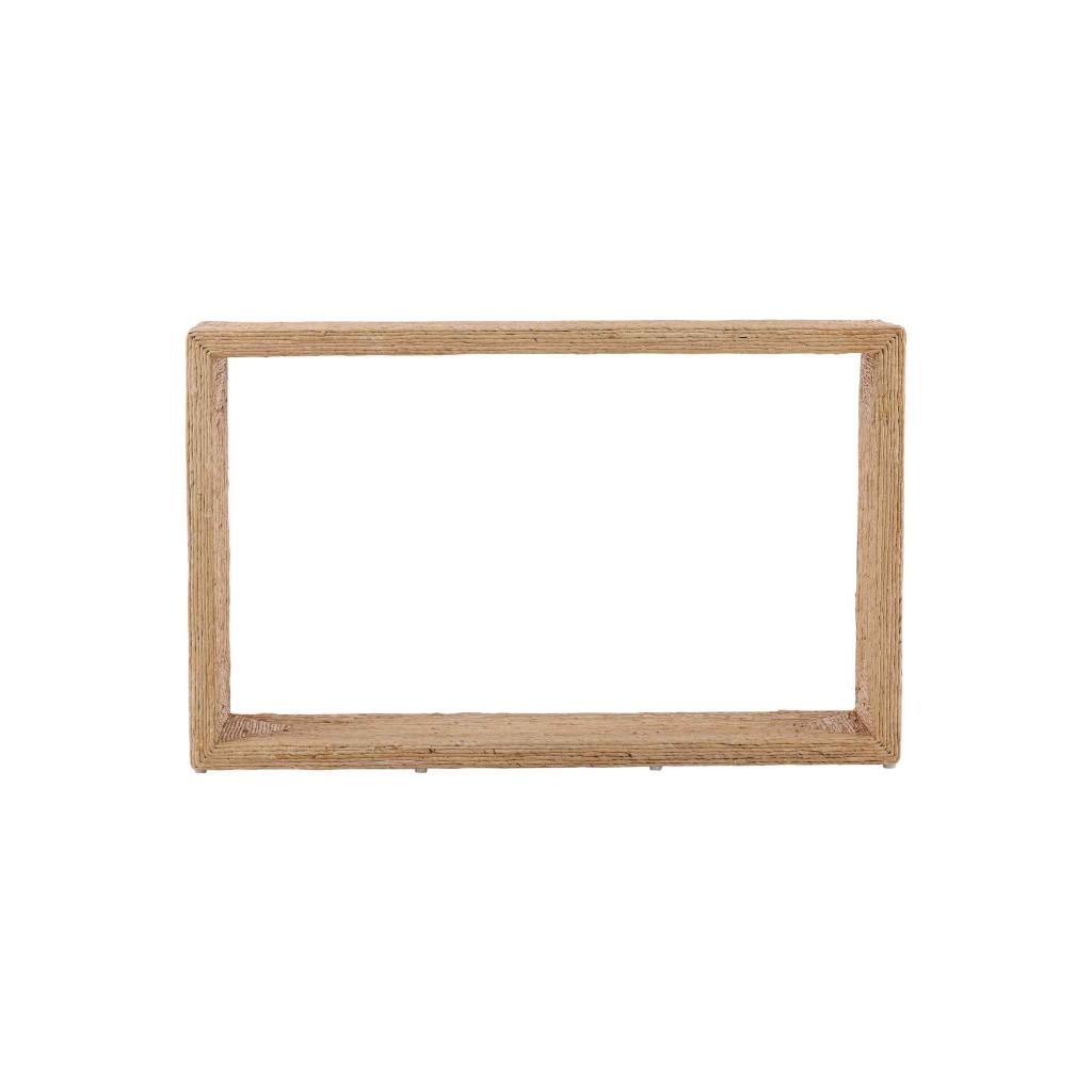 Bali Rattan Pole Rectangular Console Table