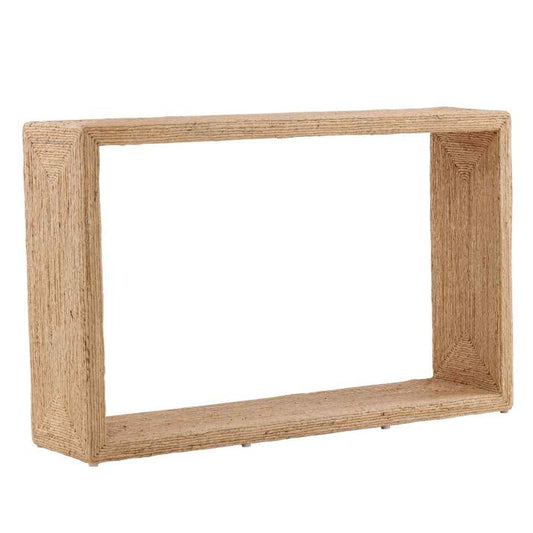 Bali Rattan Pole Rectangular Console Table