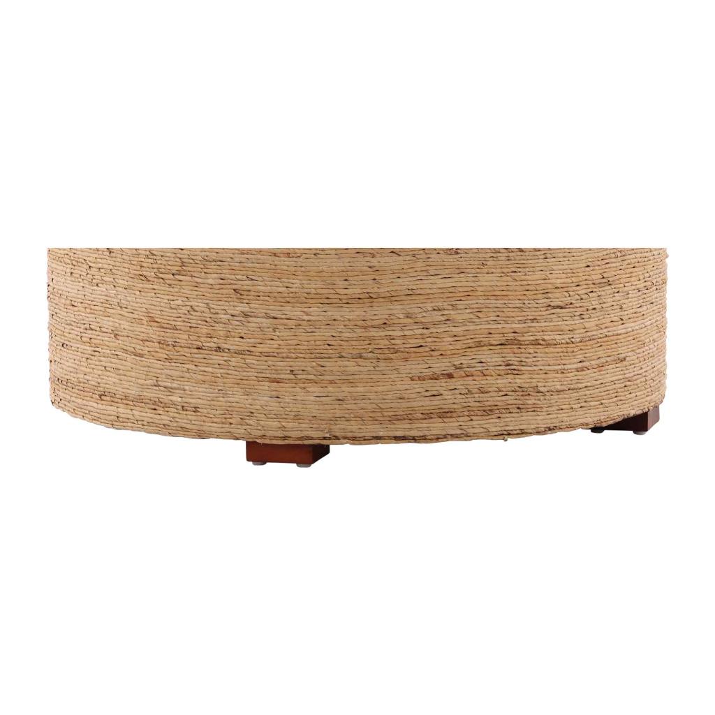 Bali Rattan Pole Round Coffee Table