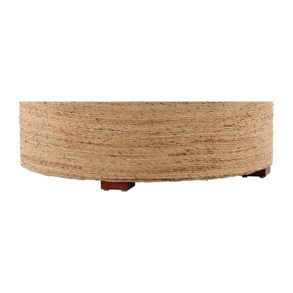 Bali Rattan Pole Round Coffee Table