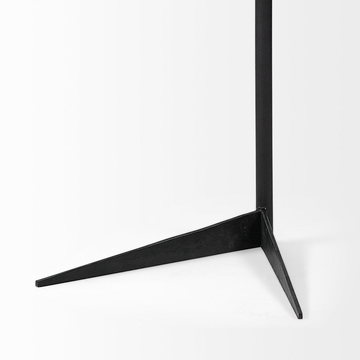 Mercana Ballatine White Marble Top Accent Table