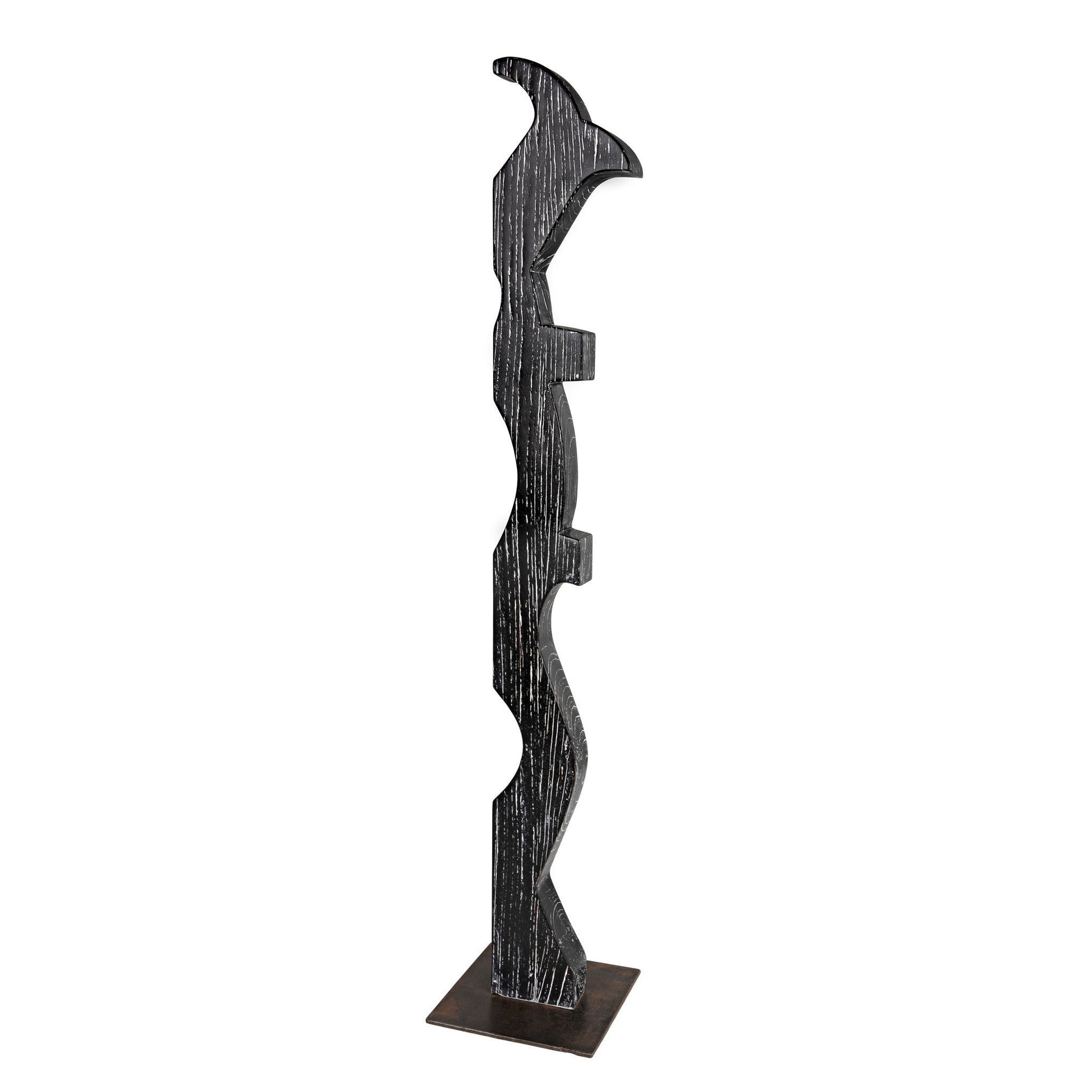 Balper Cinder Black Sculpture-Statues & Sculptures-Noir-Sideboards and Things